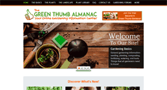 Desktop Screenshot of greenthumbalmanac.com