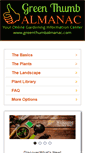 Mobile Screenshot of greenthumbalmanac.com